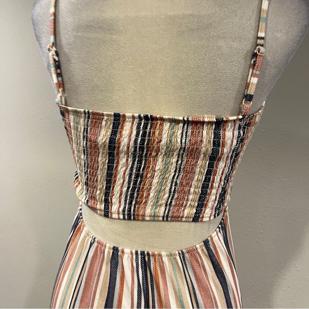 Derek Heart Multicolor Striped maxi Dress size extra‎ small - Picture 6 of 12